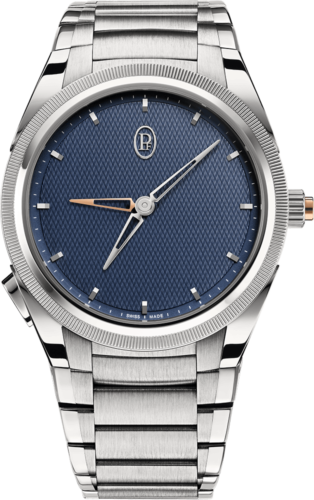 Tonda PF GMT Rattrapante Steel Platinum Milano Blue