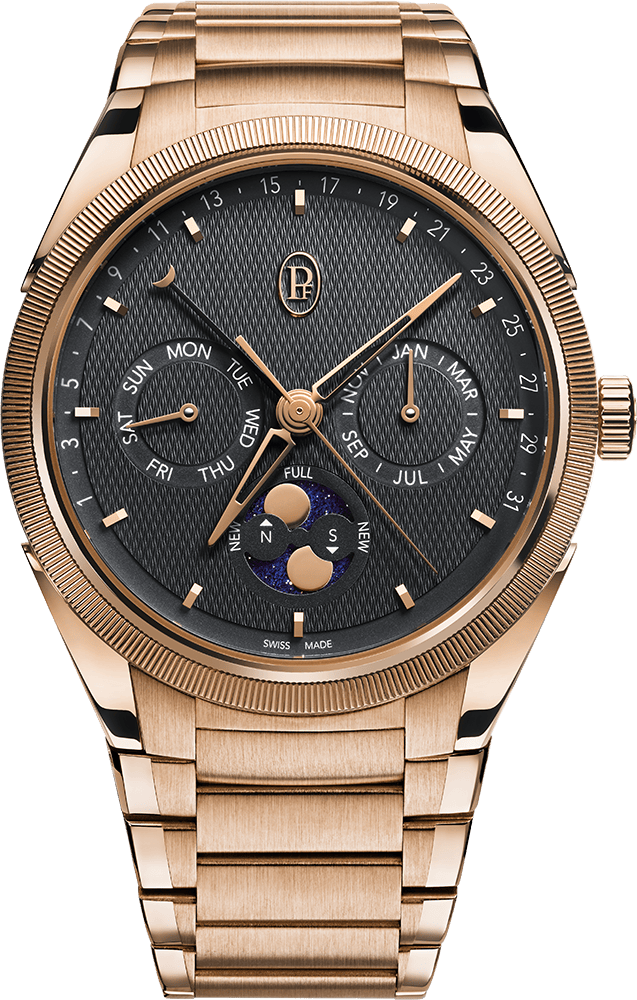 Tonda PF Gregorian Annual Calendar Rose Gold Warm Grey