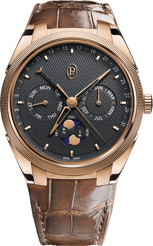 Tonda PF Gregorian Annual Calendar Rose Gold Warm Grey