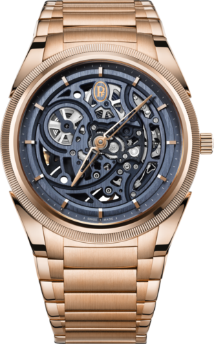 Tonda PF Skeleton Rose Gold Milano Blue