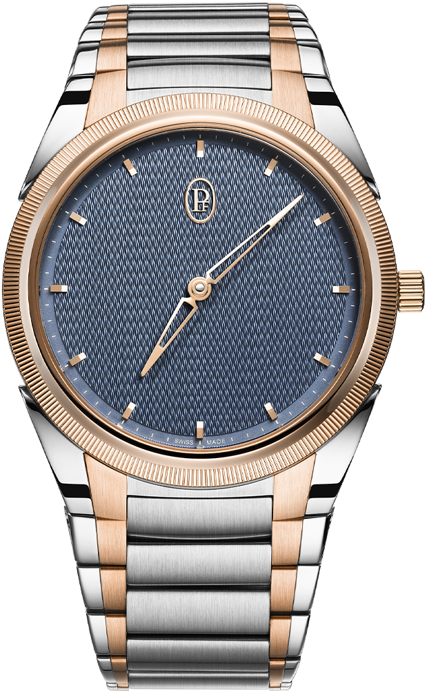 Tonda PF Micro-Rotor No Date Steel Rose Gold Stone Blue