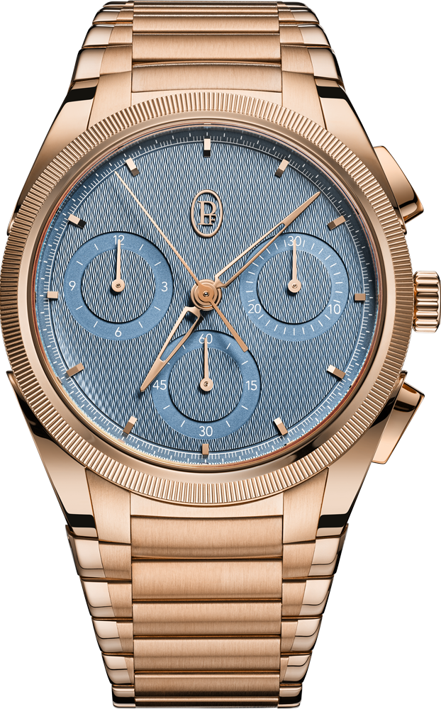 Tonda PF Chronograph 40Mm No Date Rose Gold Mineral Blue COSC