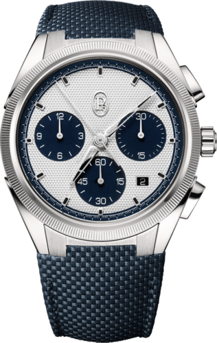 Tonda PF Sport Chronograph Steel Silver Milano Blue COSC