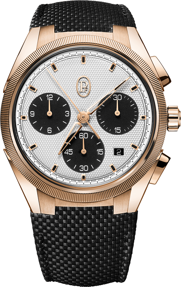 Tonda PF Sport Chronograph Rose Gold Silver Black COSC