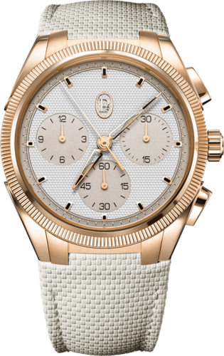 Tonda PF Sport Chronograph No Date Rose Gold Silver Sandstone COSC