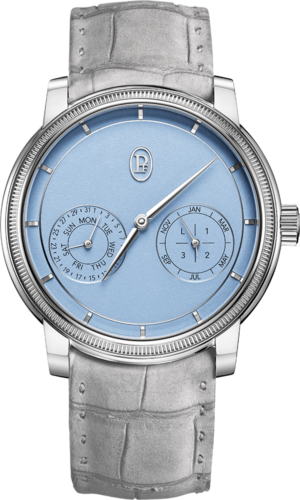 Toric Quantieme Perpetuel Platinum Morning Blue